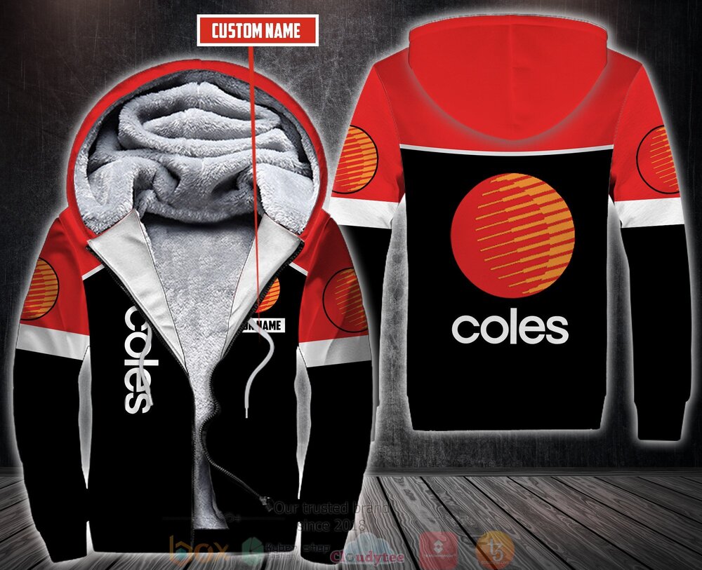 Personalized Coles 3D Fleece Hoodie Hoodie