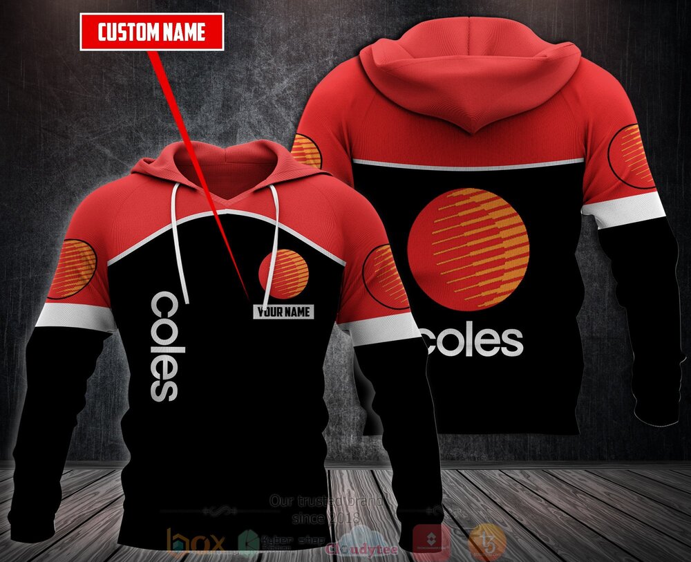 Personalized Coles 3D Fleece Hoodie Hoodie 1