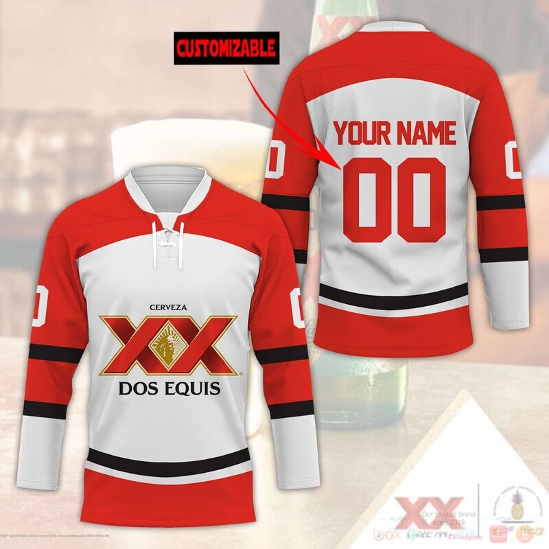 Personalized Dos Equis Hockey Jersey