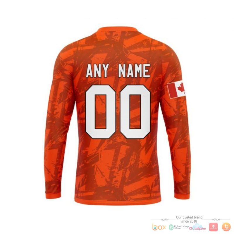 Personalized Edmonton Oilers With Canada Flag 3d shirt hoodie 1 2 3 4