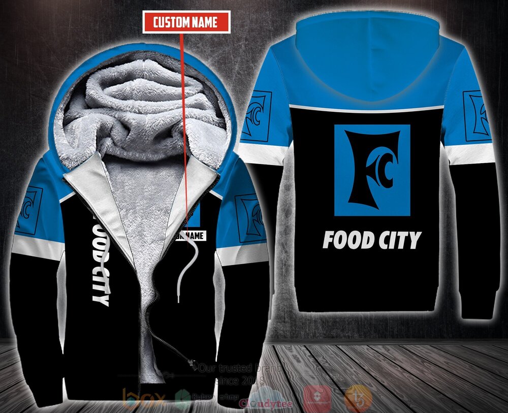 Personalized Food City 3D Fleece Hoodie Hoodie