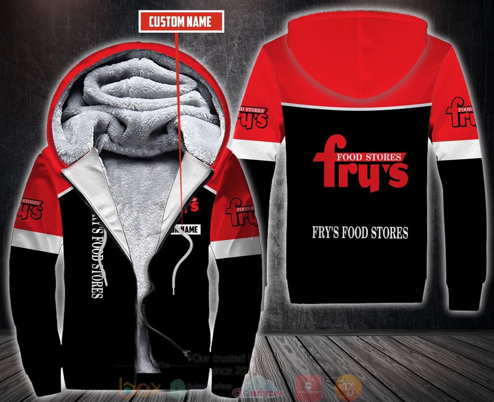 Personalized FryS Food Stores 3D Fleece Hoodie Hoodie