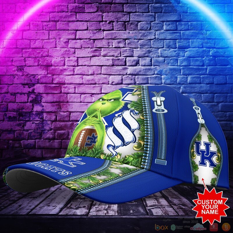 Personalized Grinch Kentucky Wildcats NCAA Custom Cap 1