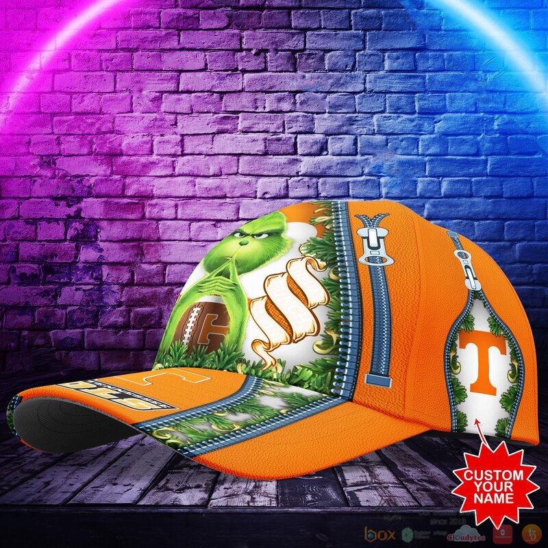 Personalized Grinch Tennessee Volunteers NCAA Custom Cap 1