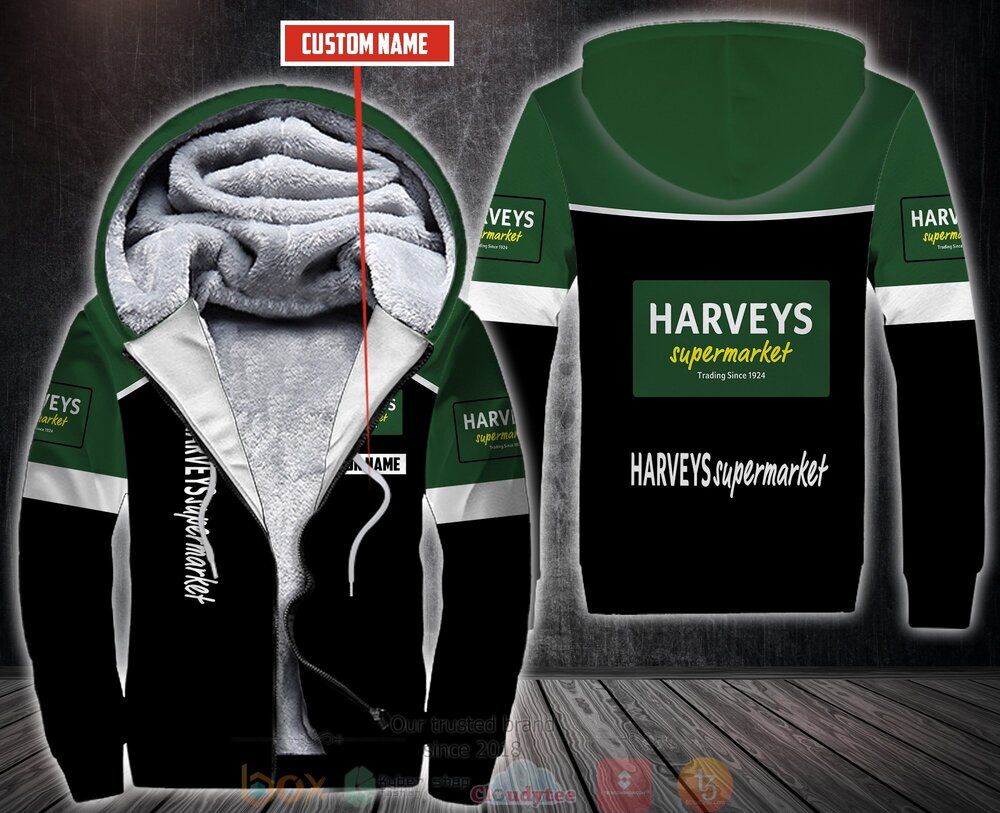 Personalized Harveys Supermarket 3D Fleece Hoodie Hoodie