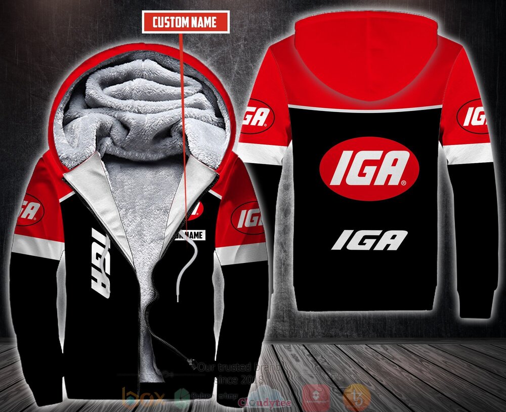 Personalized Iga 3D Fleece Hoodie Hoodie