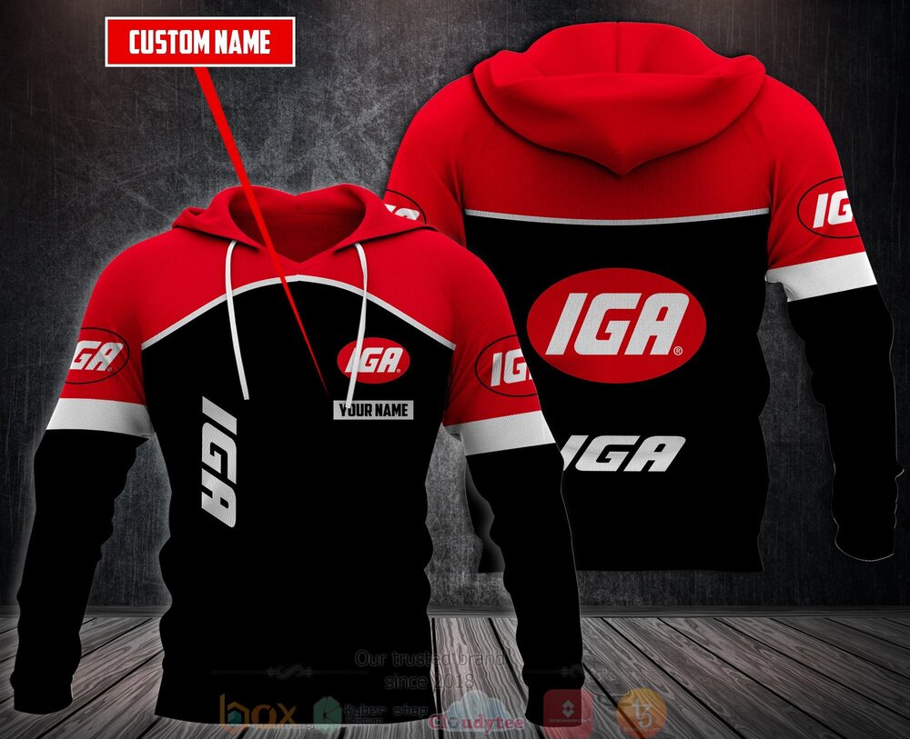 Personalized Iga 3D Fleece Hoodie Hoodie 1