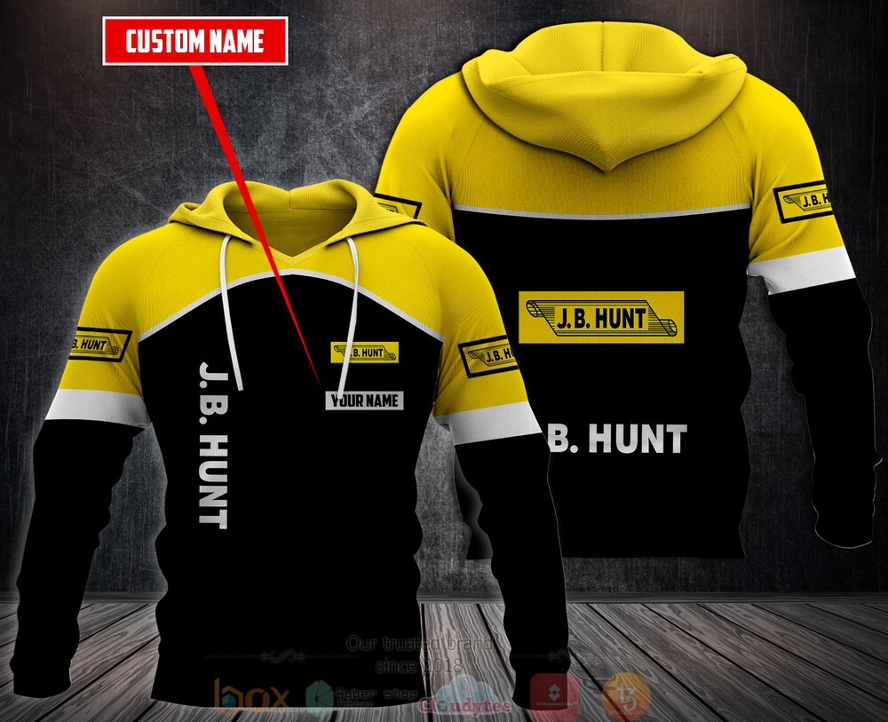 Personalized J.B. Hunt 3D Fleece Hoodie Hoodie 1