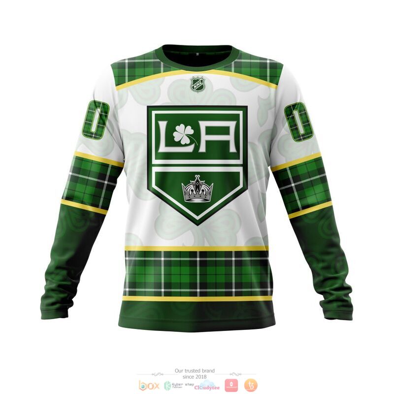 Personalized Los Angeles Kings NHL St Patrick Days 3d shirt hoodie 1 2 3
