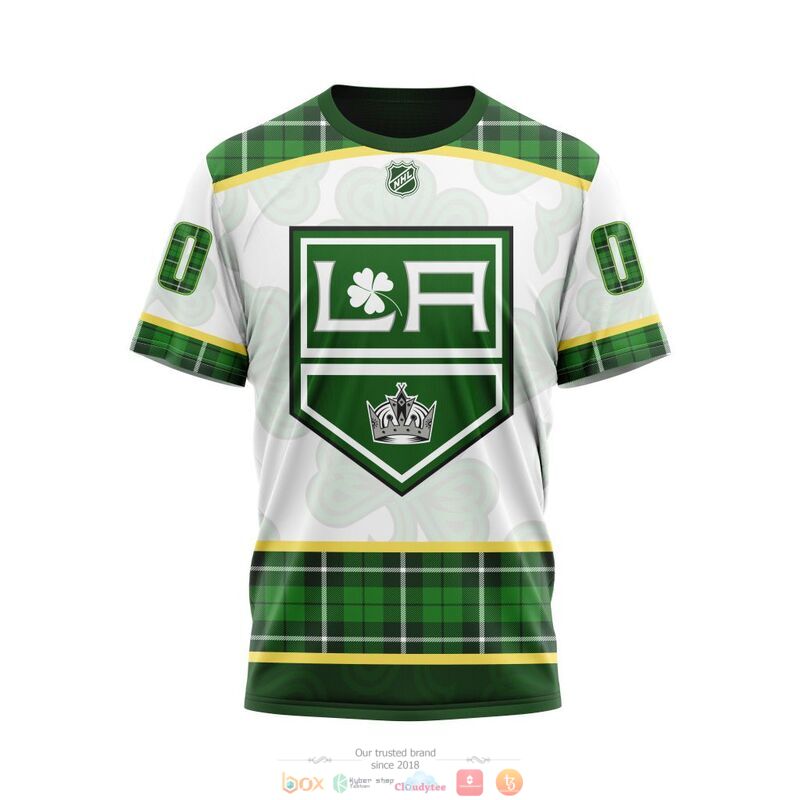 Personalized Los Angeles Kings NHL St Patrick Days 3d shirt hoodie 1 2 3 4 5