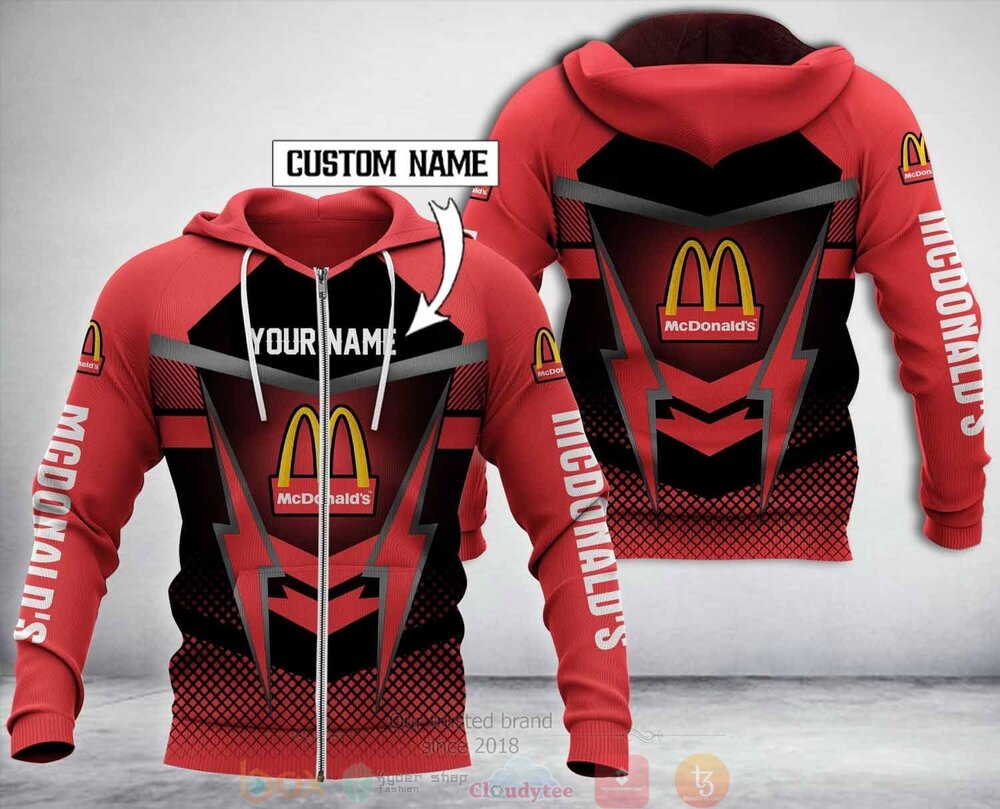 Personalized McdonaldS 3D Fleece Hoodie Hoodie 1