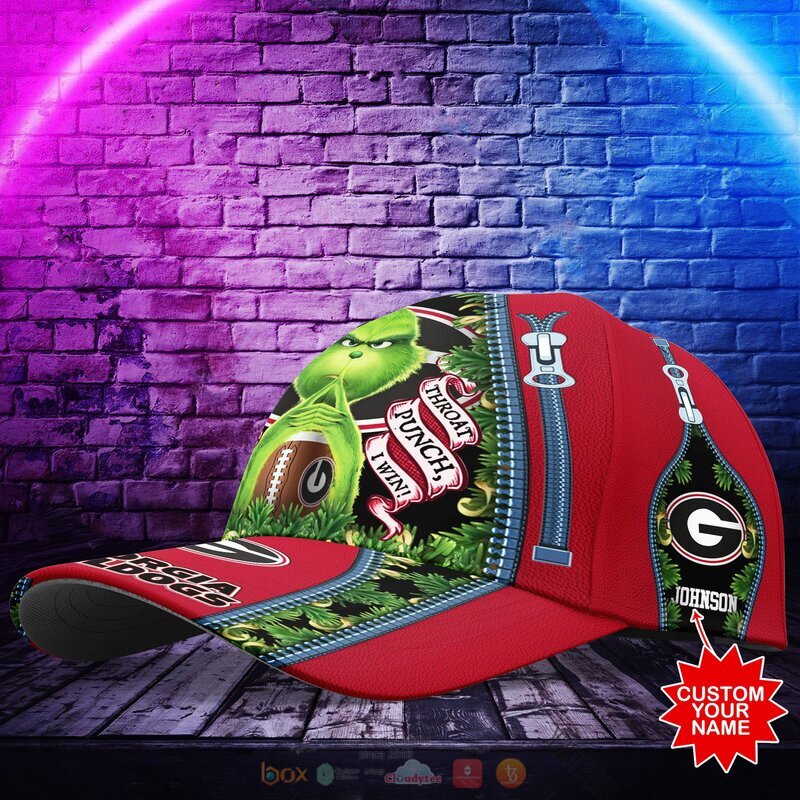 Personalized NCAA Georgia Bulldogs The Grinch Cap 1