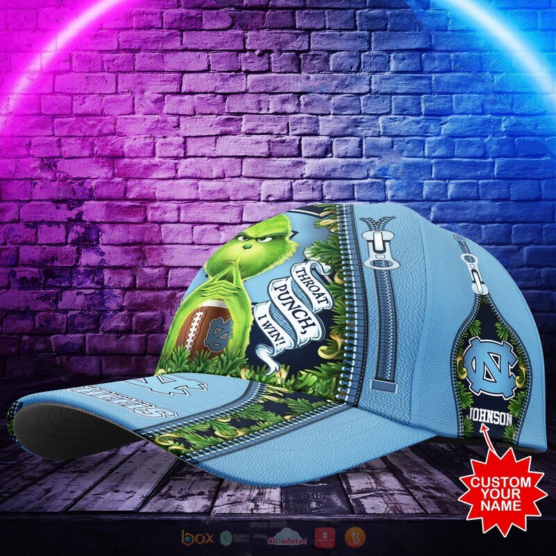 Personalized NCAA North Carolina Tar Heels The Grinch Cap 1