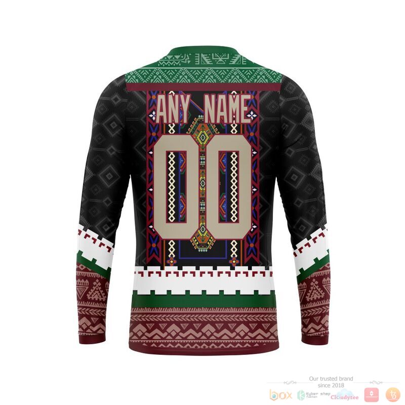 Personalized NHL Arizona Coyotes brocade pattern 3d shirt hoodie 1 2 3 4