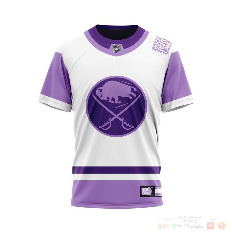 Personalized NHL Buffalo Sabres Fights Cancer 3d shirt hoodie 1 2 3 4 5 6