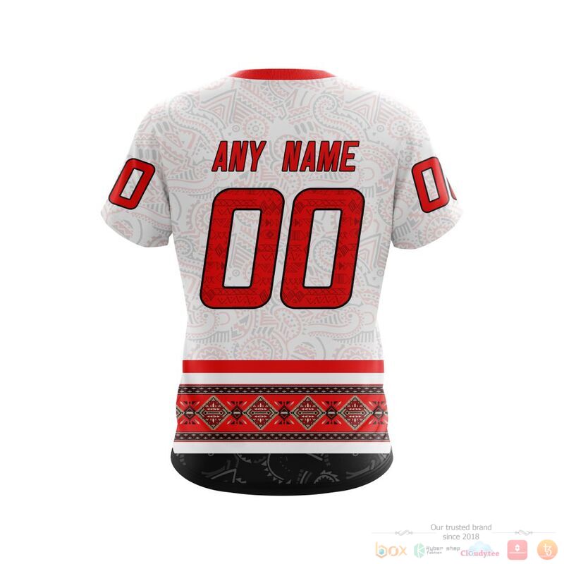 Personalized NHL Carolina Hurricanes brocade pattern 3d shirt hoodie 1 2 3 4 5 6
