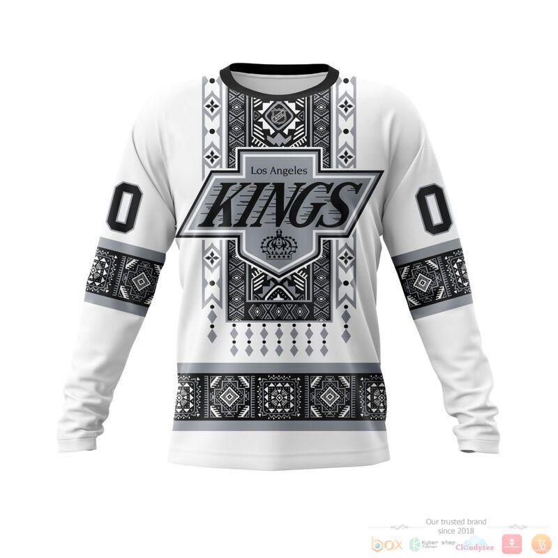 Personalized NHL Los Angeles Kings brocade pattern 3d shirt hoodie 1 2 3