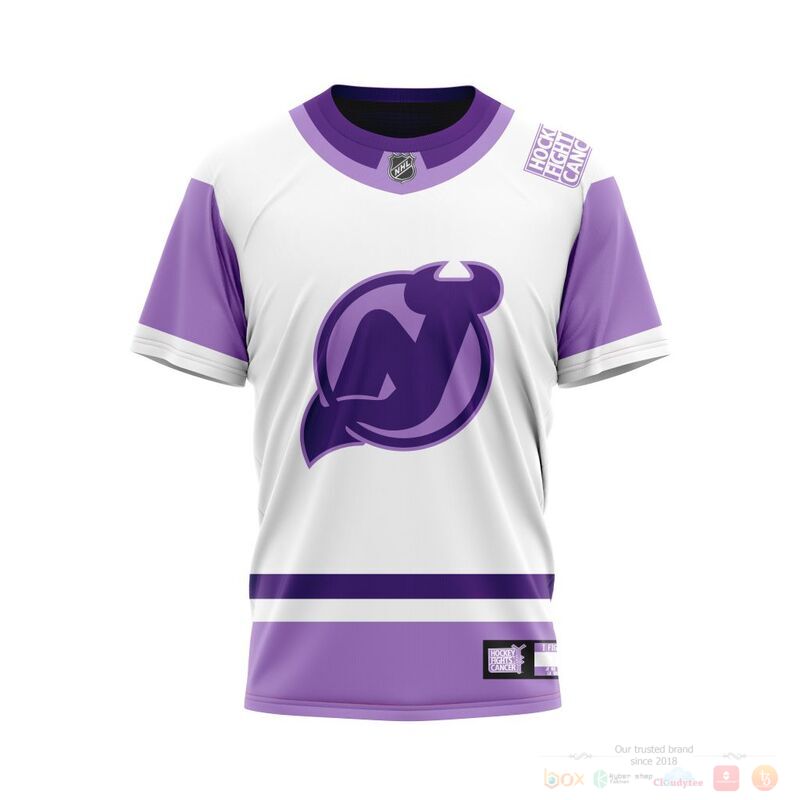 Personalized NHL New Jersey Devils Fights Cancer 3d shirt hoodie 1 2 3 4 5 6