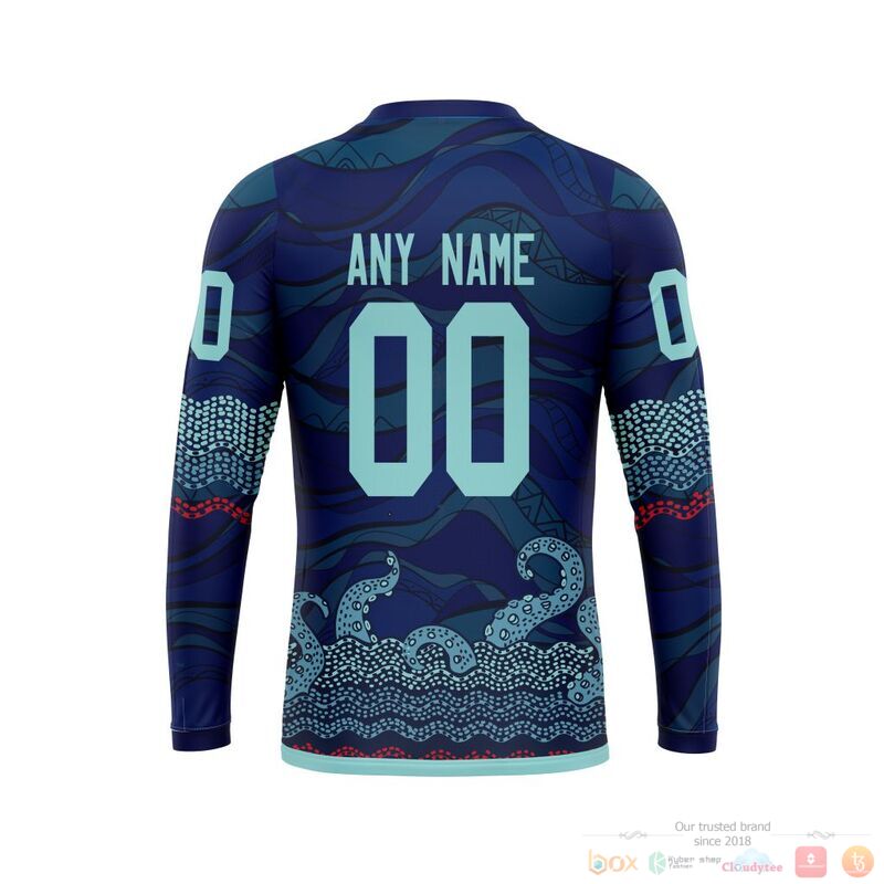 Personalized NHL Seattle Kraken brocade pattern 3d shirt hoodie 1 2 3 4