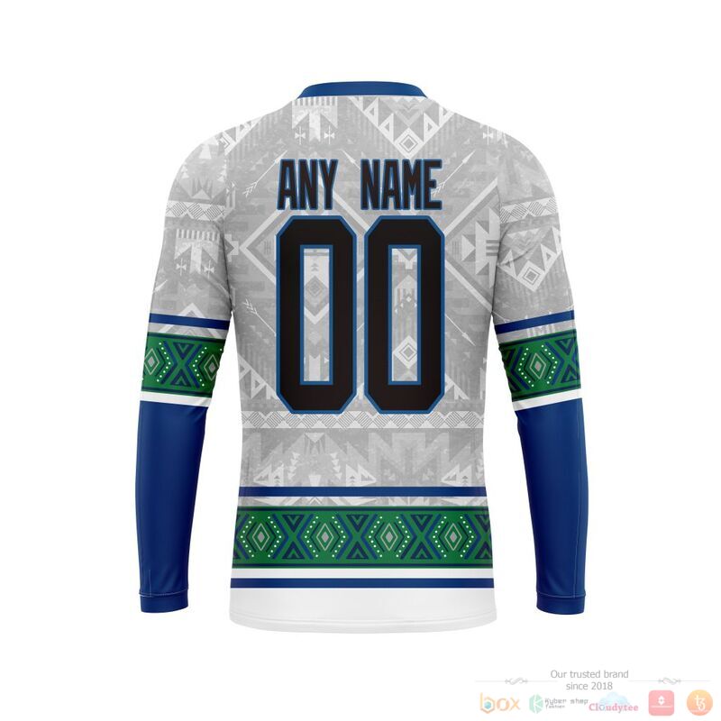 Personalized NHL Vancouver Canucks brocade pattern 3d shirt hoodie 1 2 3 4