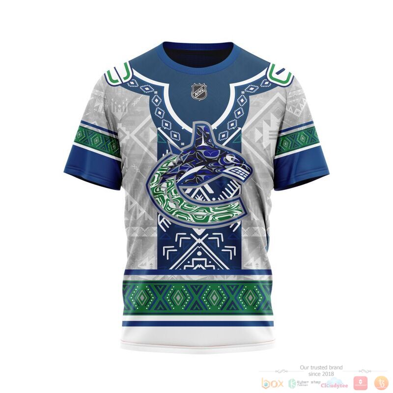 Personalized NHL Vancouver Canucks brocade pattern 3d shirt hoodie 1 2 3 4 5