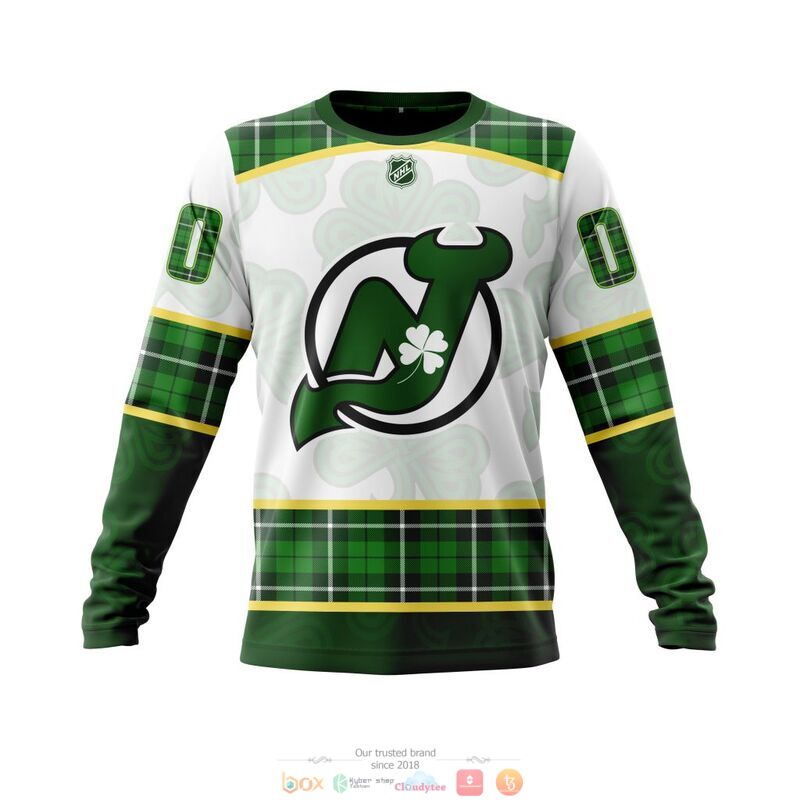 Personalized New Jersey Devils NHL St Patrick Days 3d shirt hoodie 1 2 3