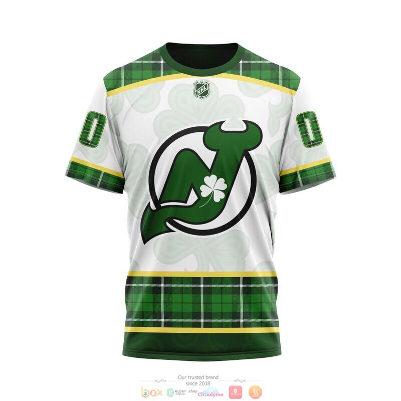 Personalized New Jersey Devils NHL St Patrick Days 3d shirt hoodie 1 2 3 4 5