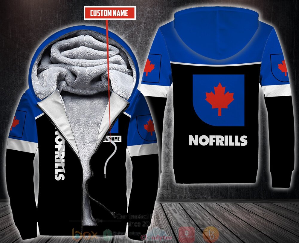 Personalized No Frills 3D Fleece Hoodie Hoodie