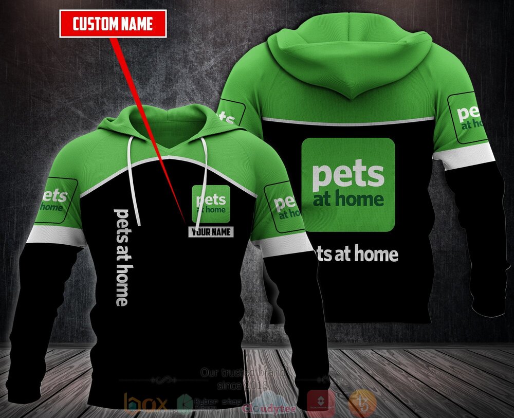 Personalized Pets At Home 3D Fleece Hoodie Hoodie 1