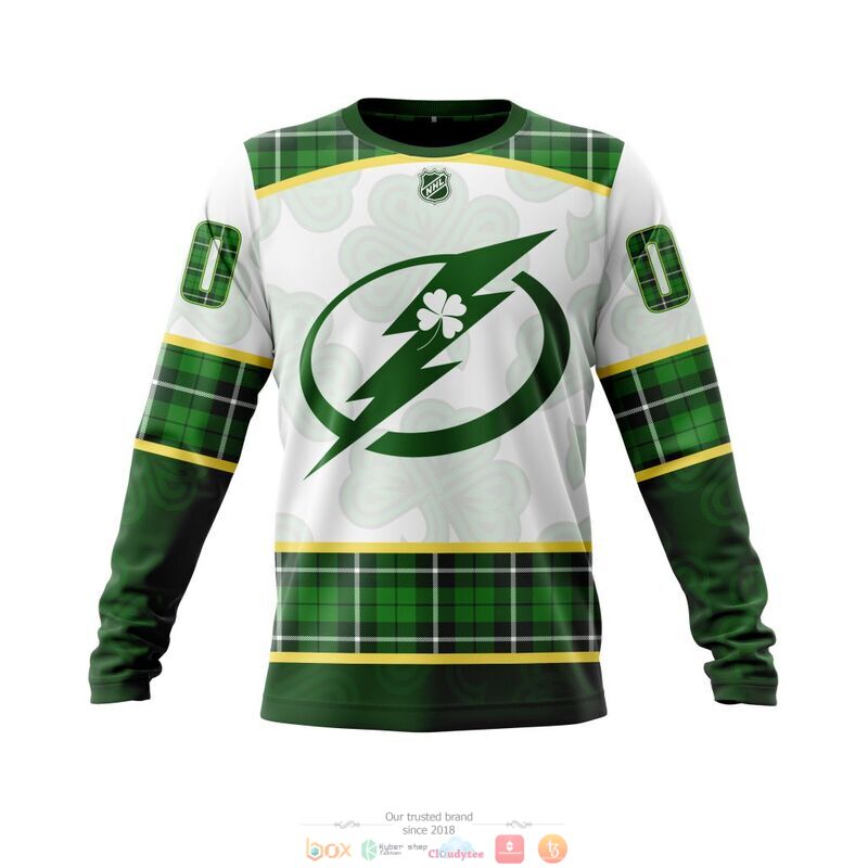 Personalized Tampa Bay Lightning NHL St Patrick Days 3d shirt hoodie 1 2 3