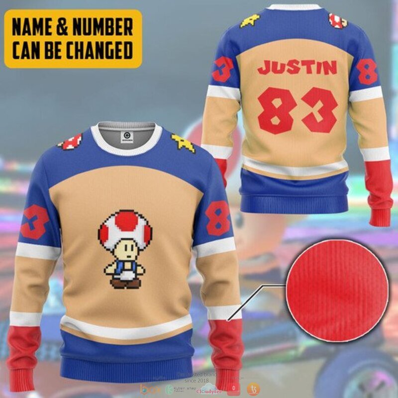 Personalized Toad custom 3d shirt hoodie 1 2 3 4 5 6 7 8