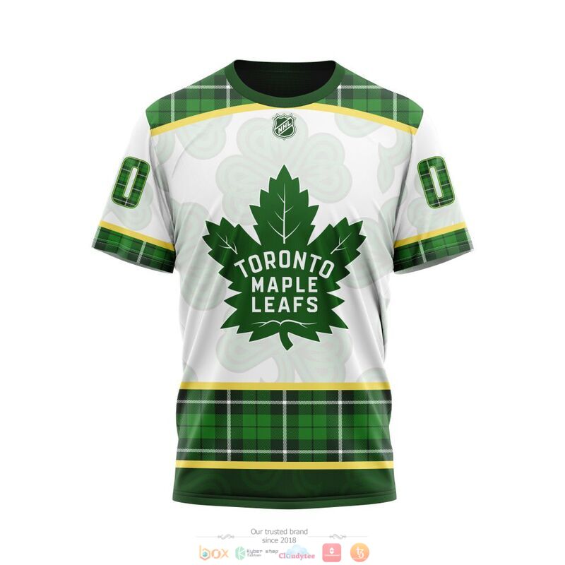 Personalized Toronto Maple Leafs NHL St Patrick Days 3d shirt hoodie 1 2 3 4 5