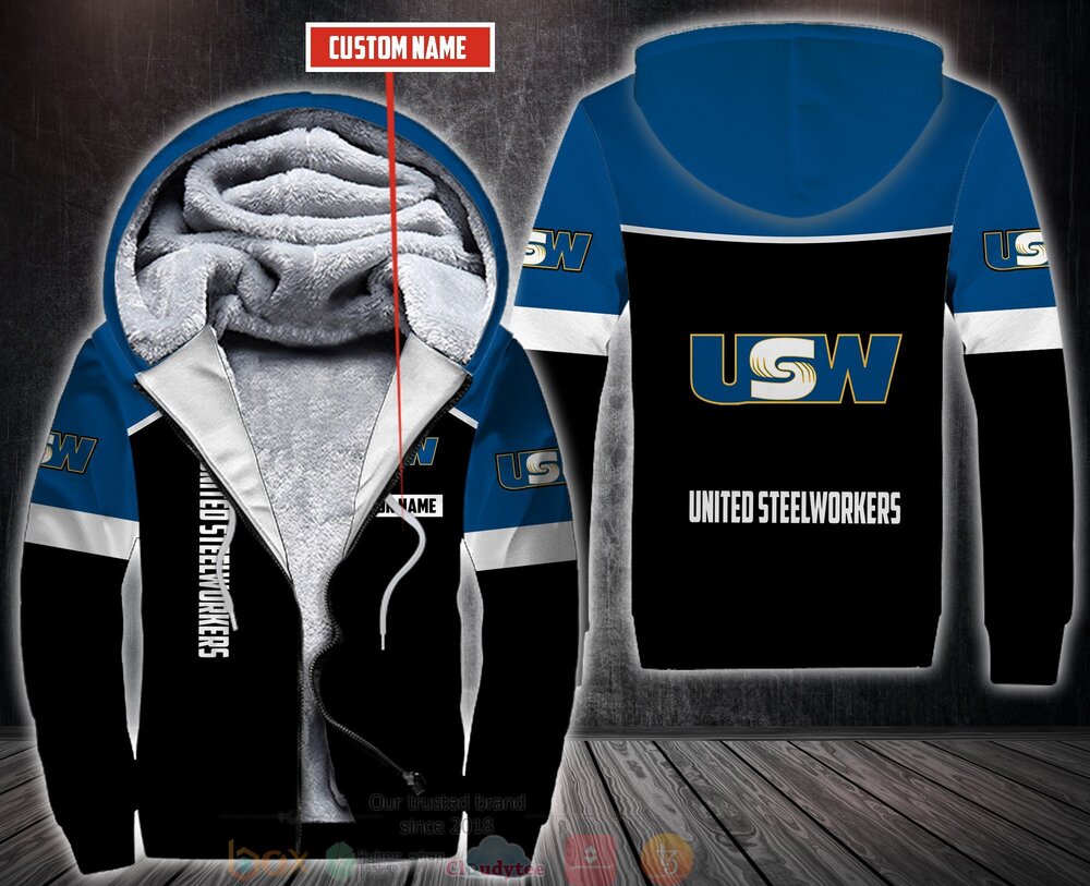 Personalized United Steelworkers 3D Fleece Hoodie Hoodie