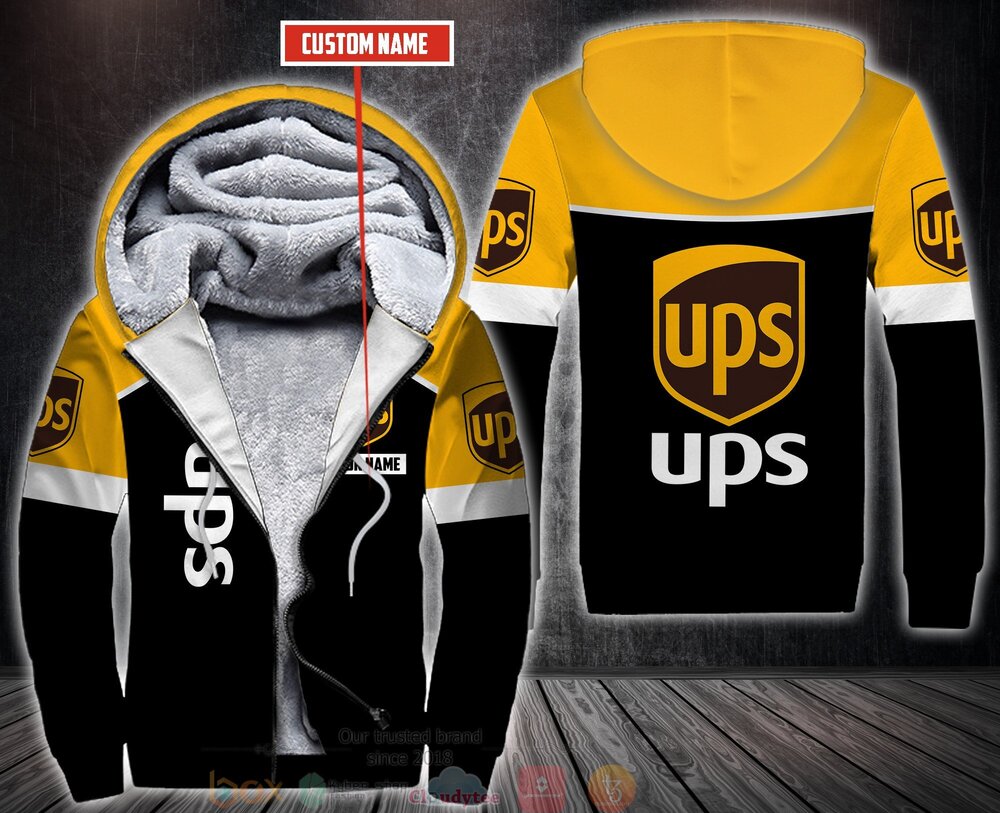 Personalized Ups 3D Fleece Hoodie Hoodie