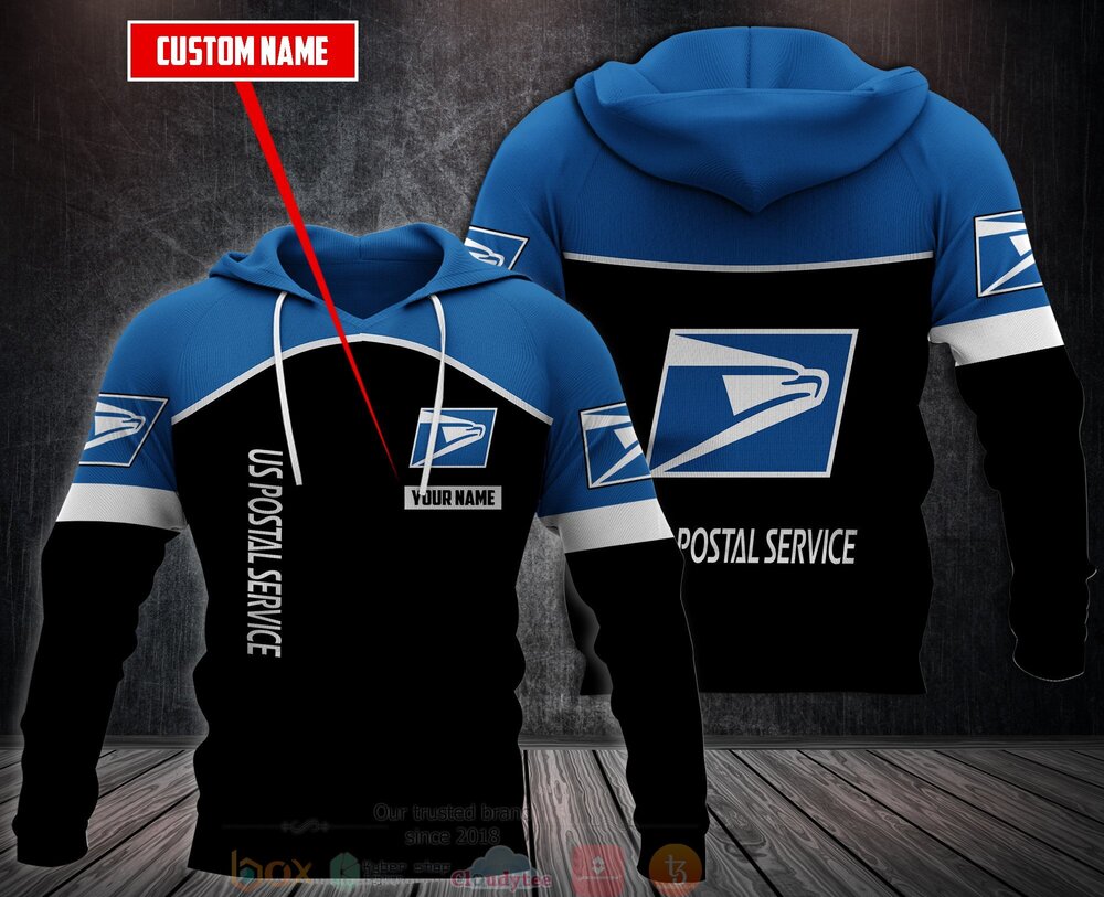 Personalized Us Postal Service 3D Fleece Hoodie Hoodie 1