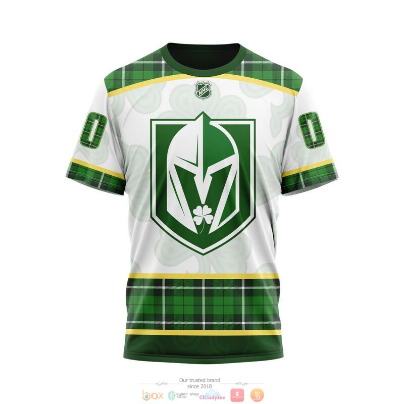 Personalized Vegas Golden Knights NHL St Patrick Days 3d shirt hoodie 1 2 3 4 5