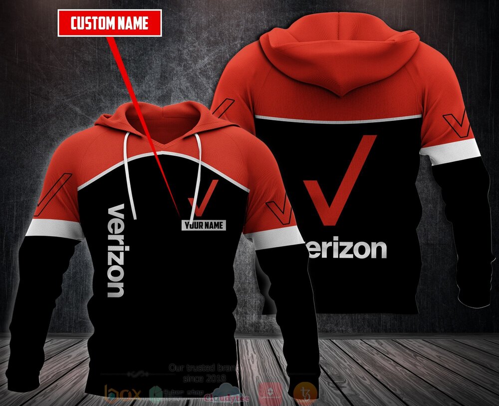 Personalized Verizon 3D Fleece Hoodie Hoodie 1