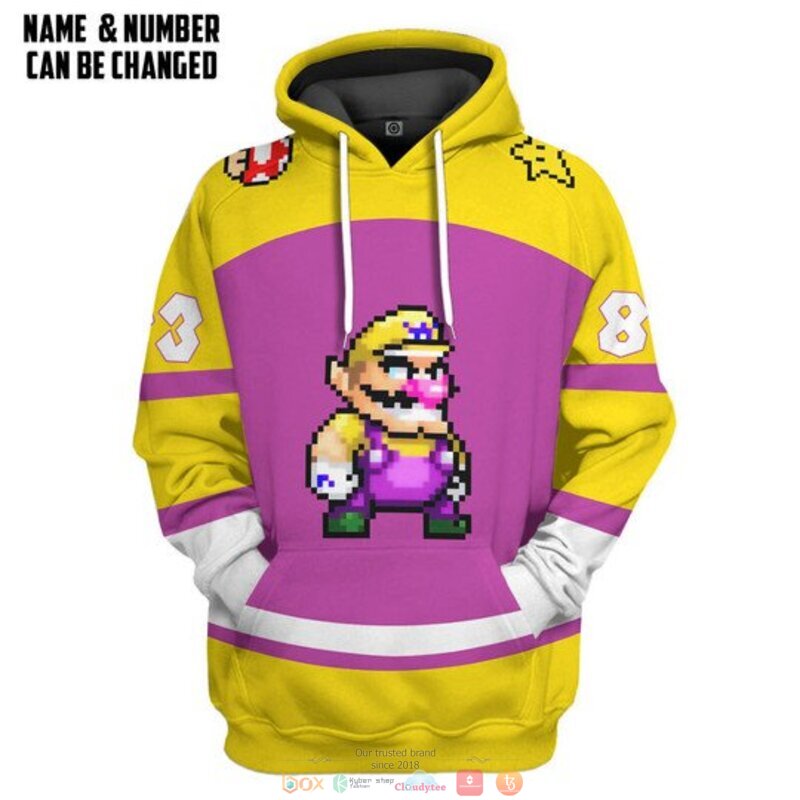 Personalized Wario custom 3d shirt hoodie