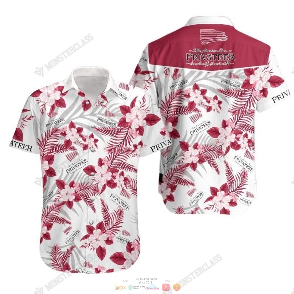 Privateer Tropical Plant Hawaiian Shirt Shorts