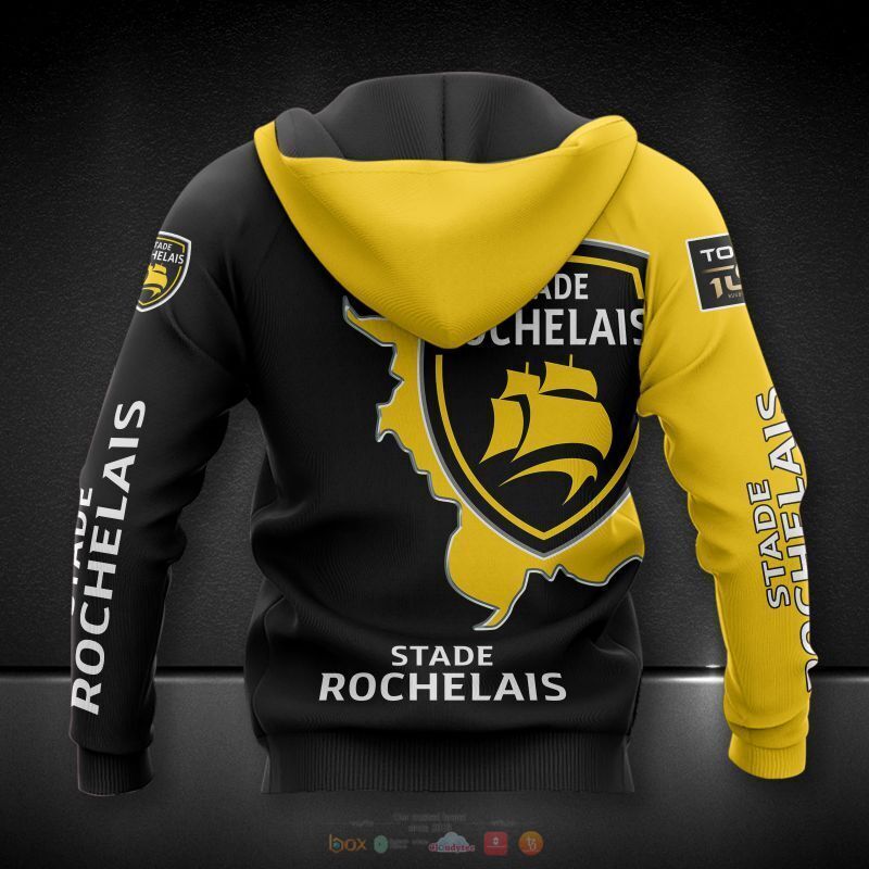 Stade Rochelais 3d over printed shirt hoodie 1