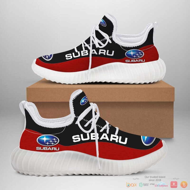 Subaru dark red Yeezy Sneaker shoes 1