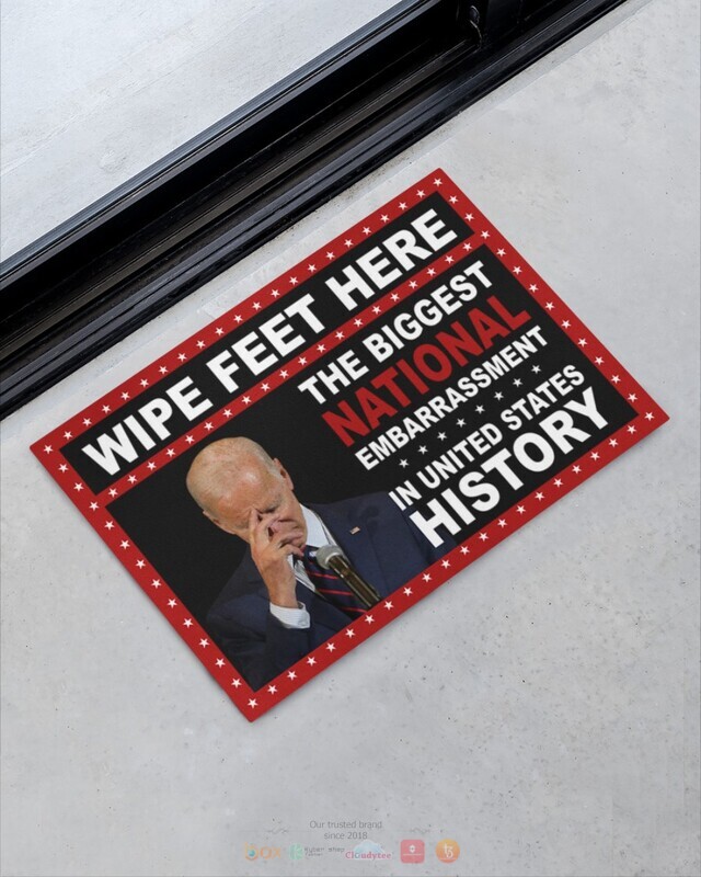 The Biggest National Embarrassment in USA history Biden doormat 1