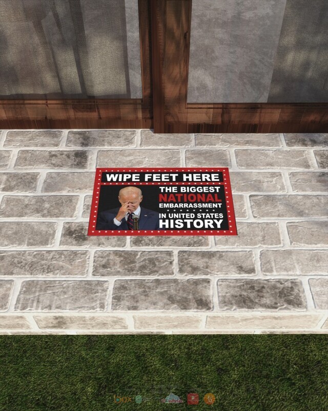 The Biggest National Embarrassment in USA history Biden doormat 1 2