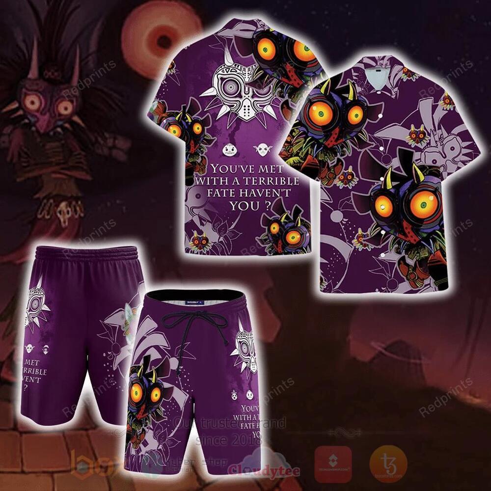 The Legend Of Zelda Youve Met With A Terrible Fate Havent You Hawaiian Shirt Short 1 2 3