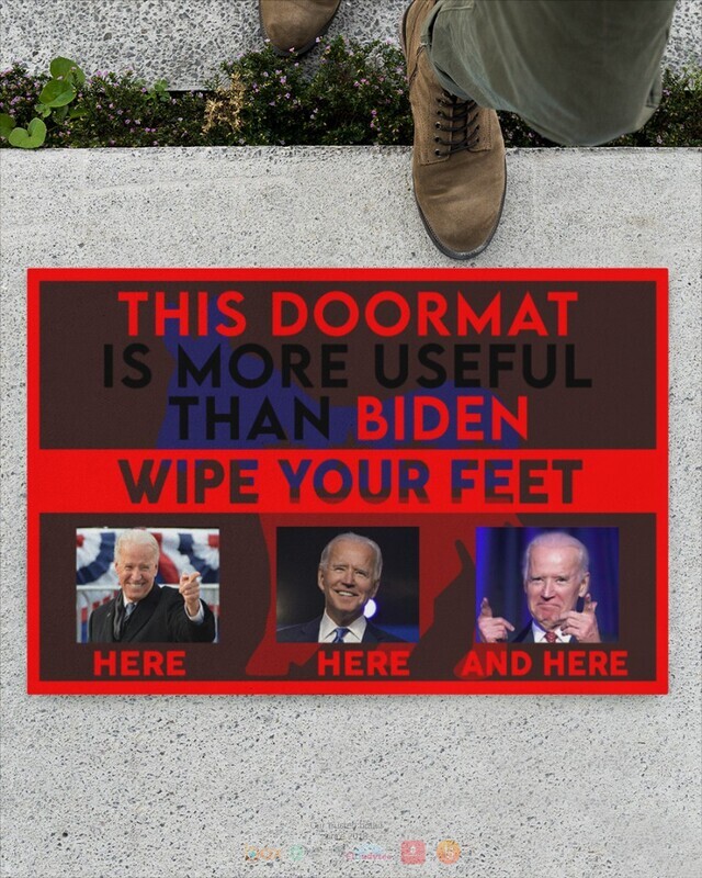 This doormat is more useful than Biden wipe feet here doormat