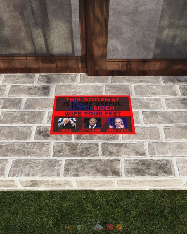 This doormat is more useful than Biden wipe feet here doormat 1 2