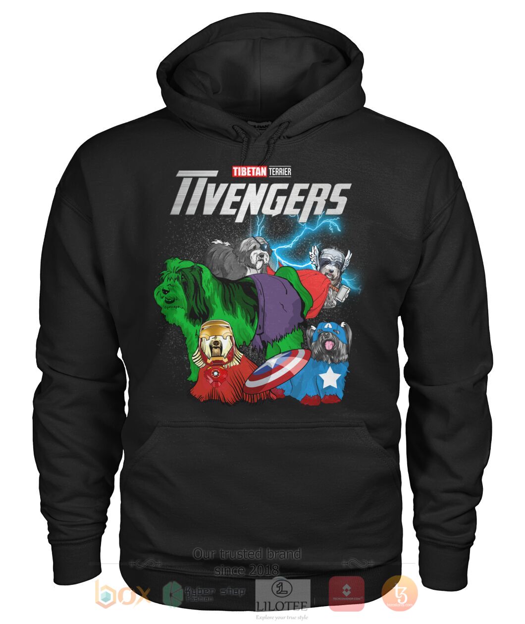 Tibetan Terrier TTvengers 3D Hoodie Shirt 1