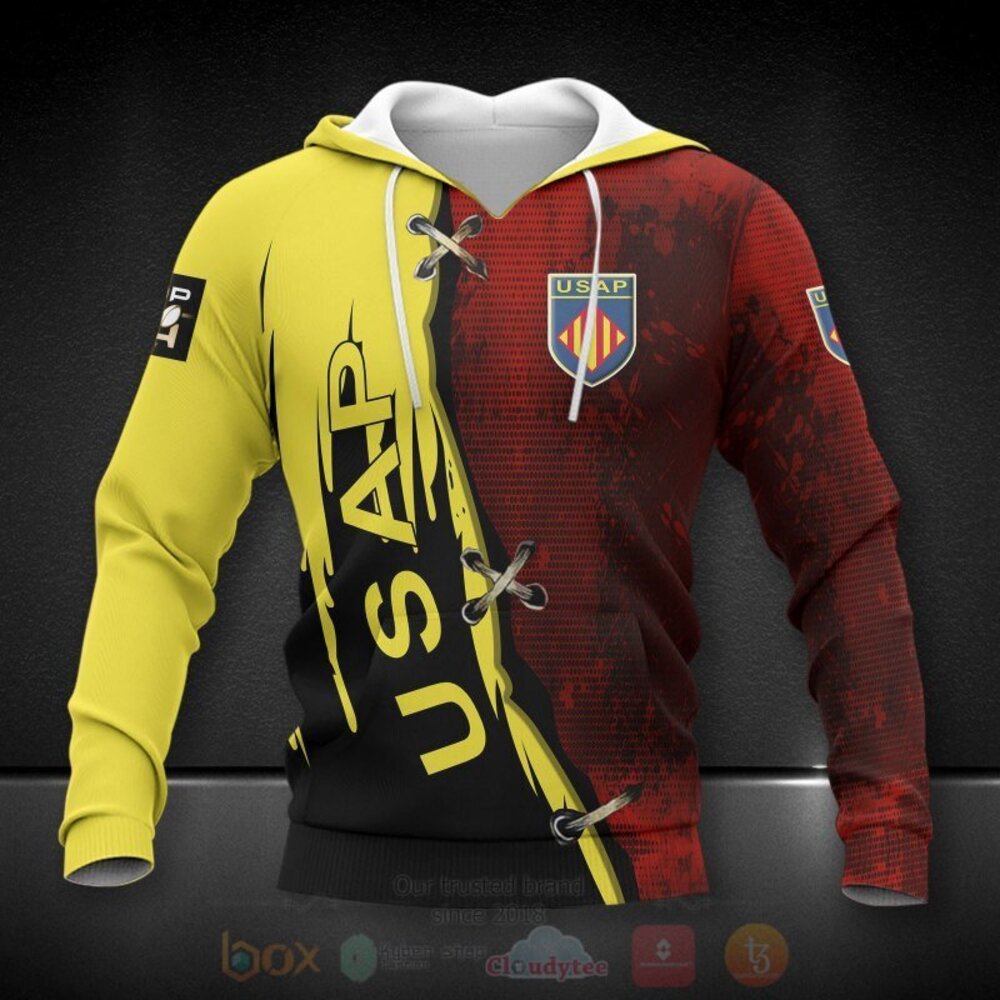 USA Perpignan Rugby Team 3D Hoodie Shirt