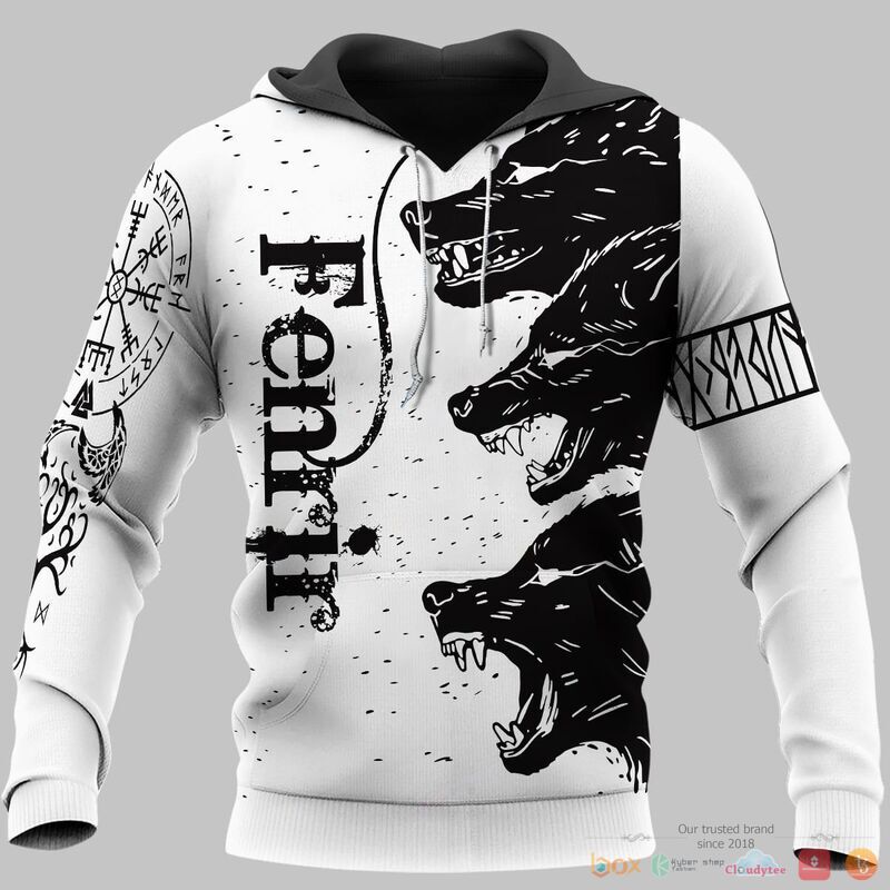 Viking Fenrir 3d shirt Hoodie