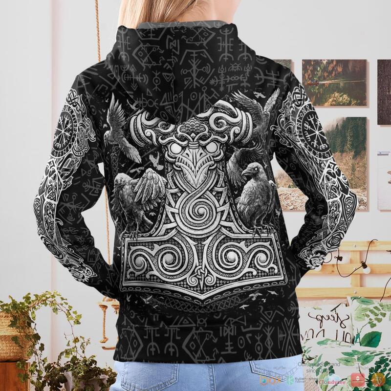 Viking Fenrir Hammer 3d shirt Hoodie 1 2 3 4 5 6 7 8